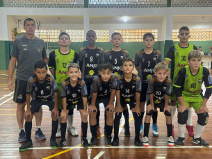 Notícia - Equipe sub-12 de Cocal do Sul/Anjo Futsal vence todas na estreia no Campeonato Estadual